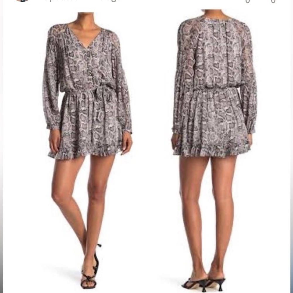 All saints snake print romper size 10